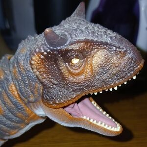 Reptile Dinosaur Toy - Orange and Brown